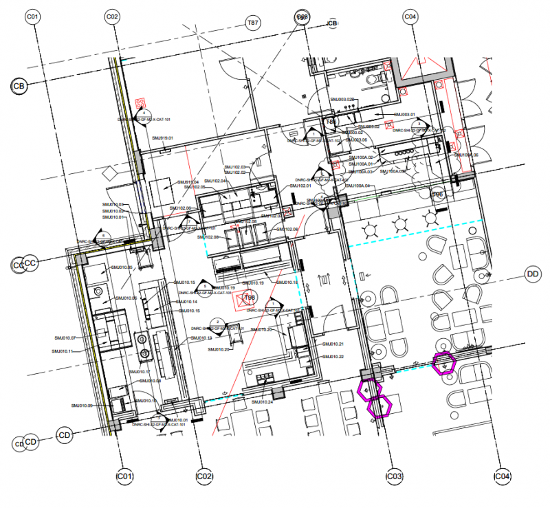 Rehabilitation Centre floorplan blueprint