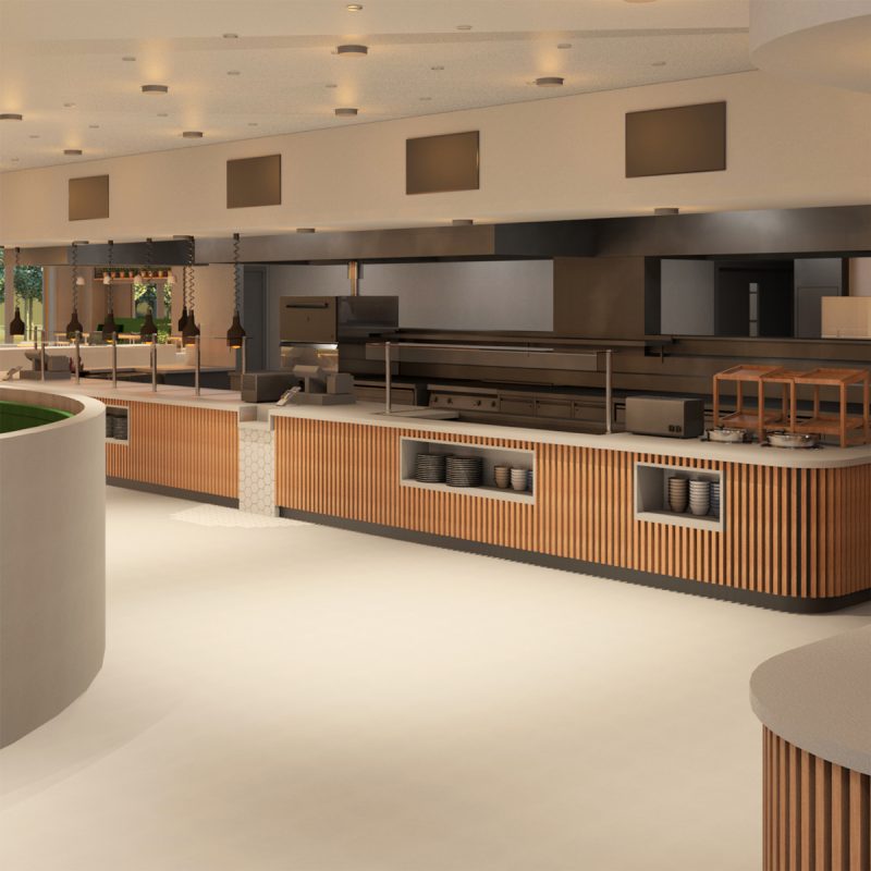 Pharmaceutical Office Cafeteria - Interior Design - Edge DPM
